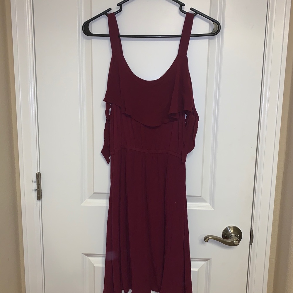 Maroon dress
